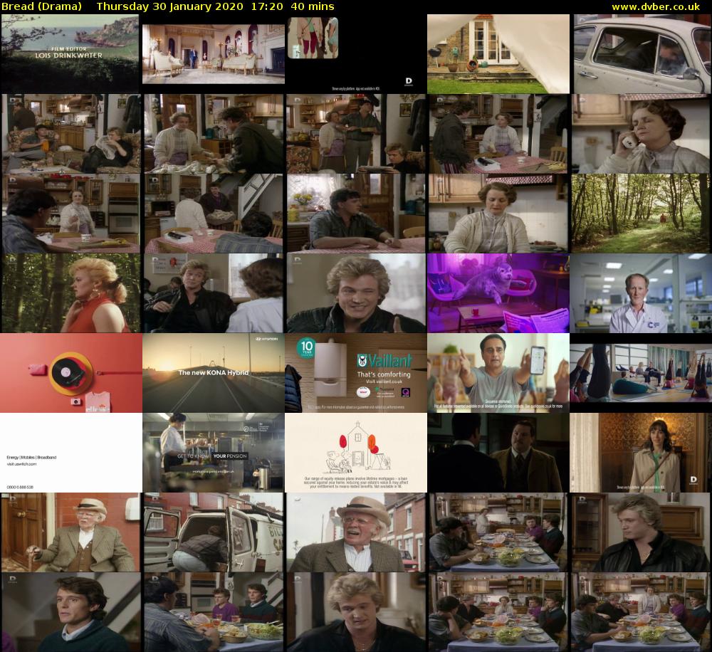 Bread (Drama) Thursday 30 January 2020 17:20 - 18:00