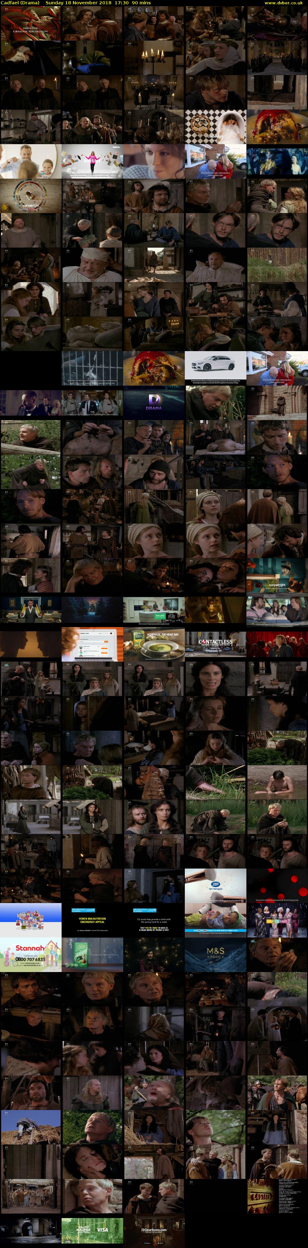 Cadfael (Drama) Sunday 18 November 2018 17:30 - 19:00