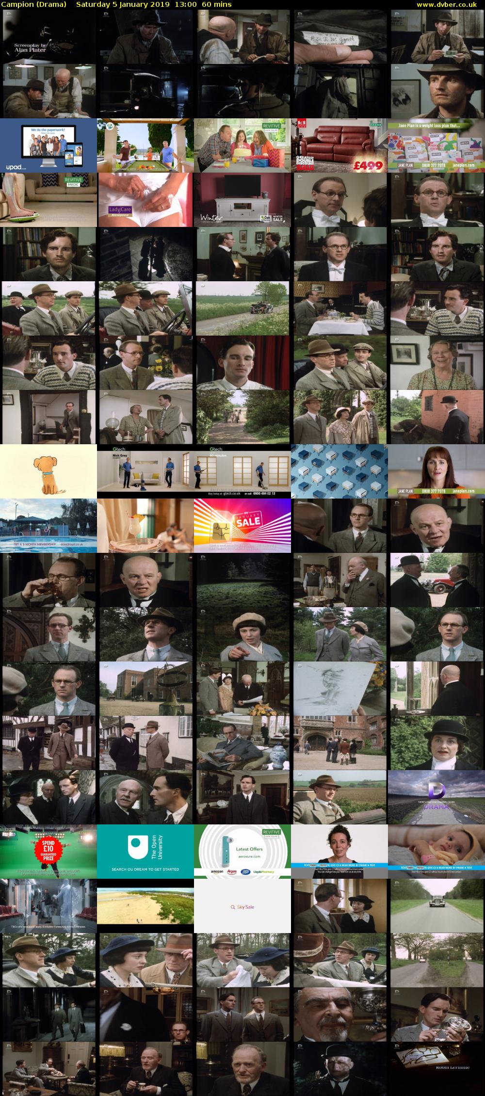 Campion (Drama) Saturday 5 January 2019 13:00 - 14:00