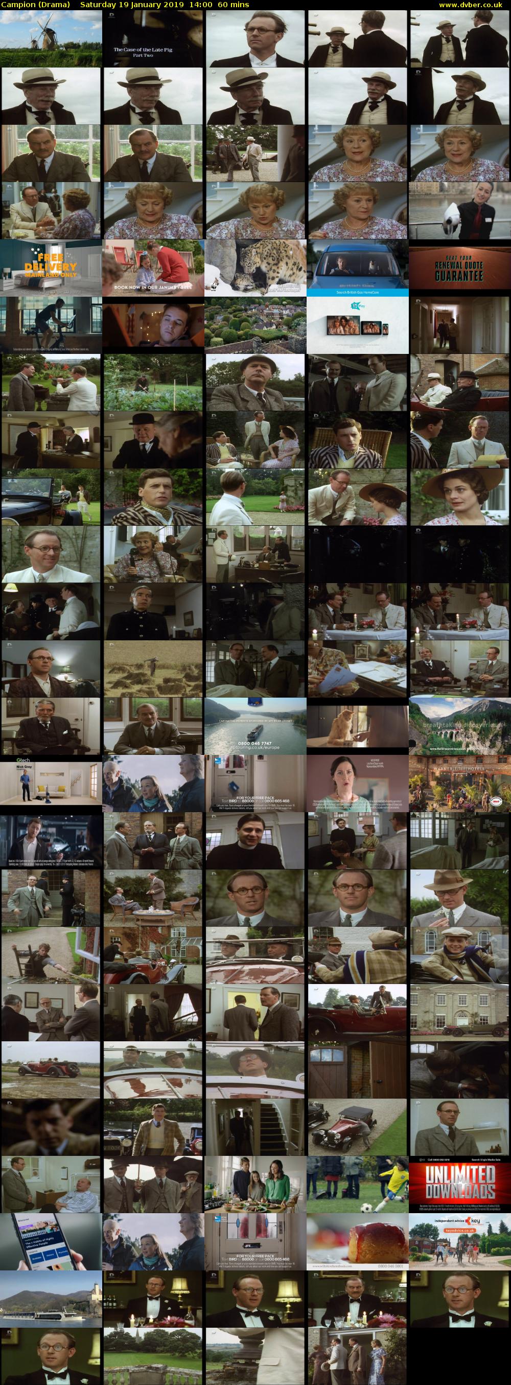 Campion (Drama) Saturday 19 January 2019 14:00 - 15:00