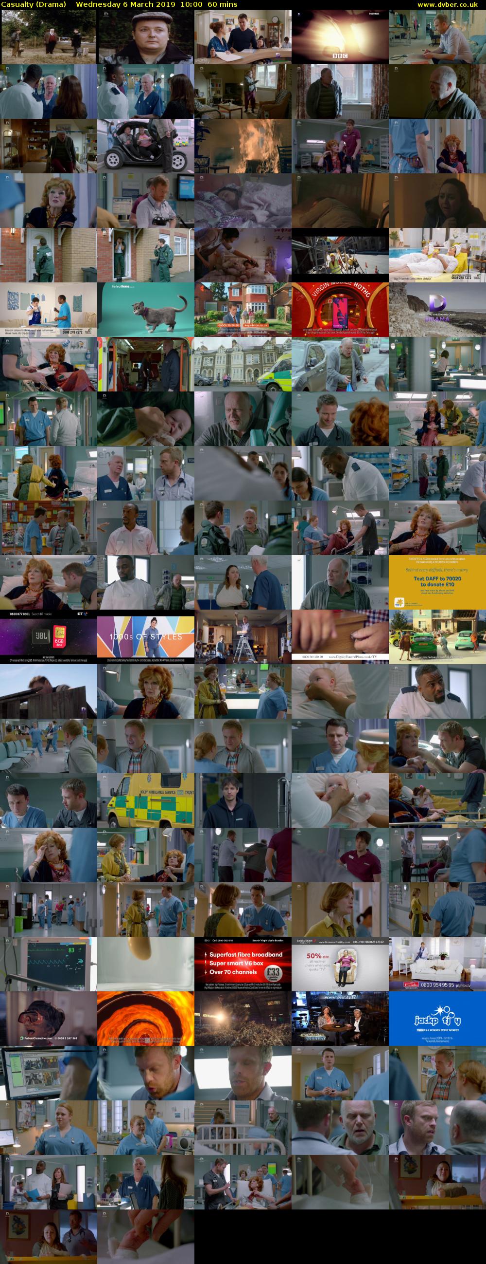 Casualty (Drama) Wednesday 6 March 2019 10:00 - 11:00