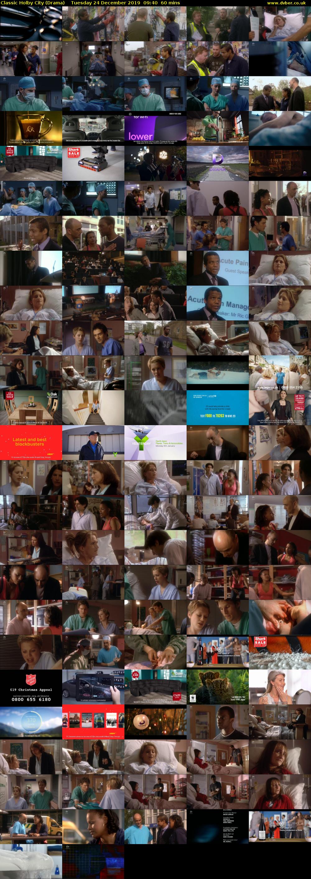 Classic Holby City (Drama) Tuesday 24 December 2019 09:40 - 10:40
