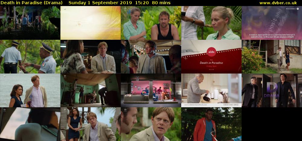 Death in Paradise (Drama) Sunday 1 September 2019 15:20 - 16:40