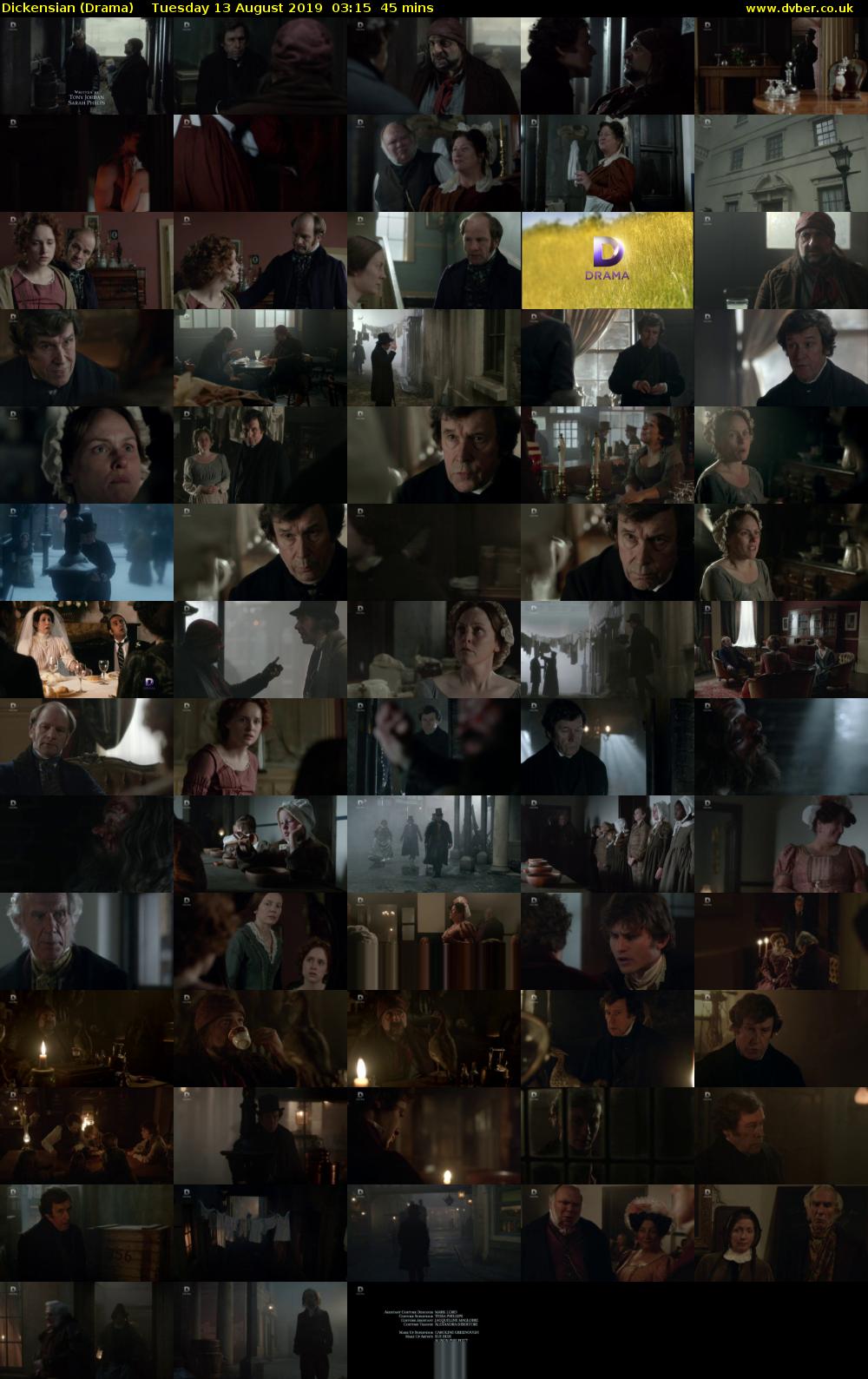 Dickensian (Drama) Tuesday 13 August 2019 03:15 - 04:00