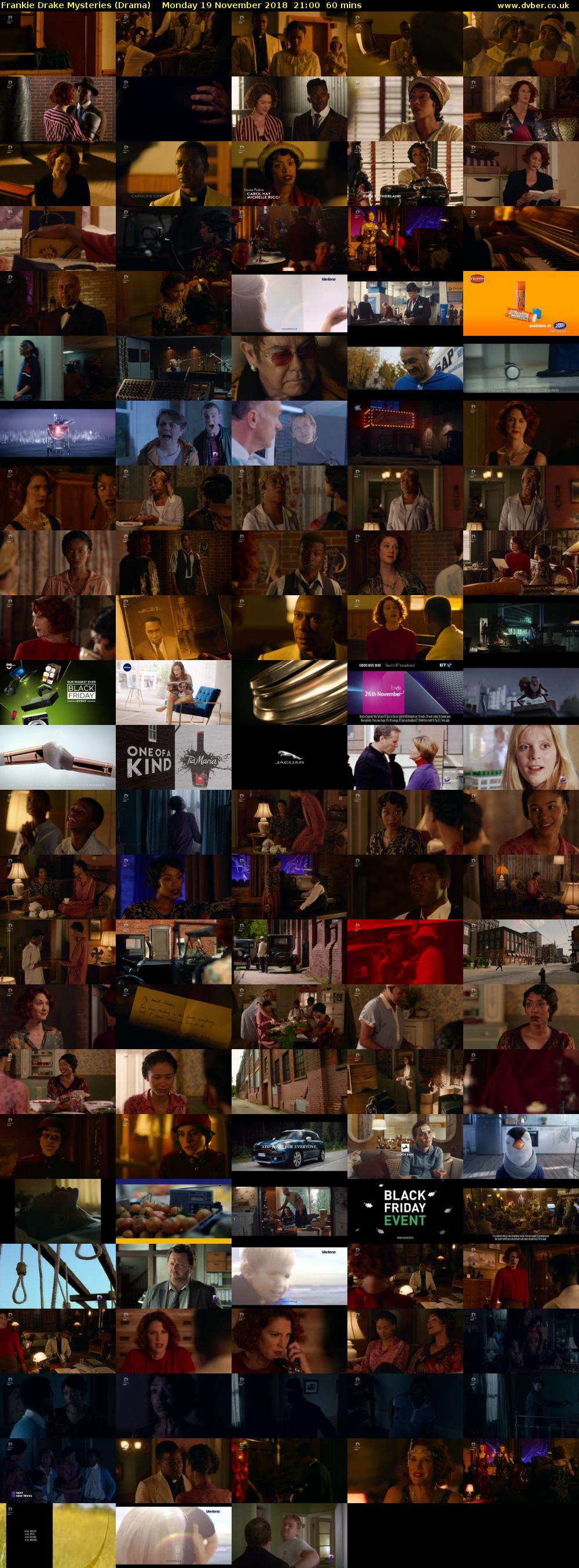 Frankie Drake Mysteries (Drama) Monday 19 November 2018 21:00 - 22:00