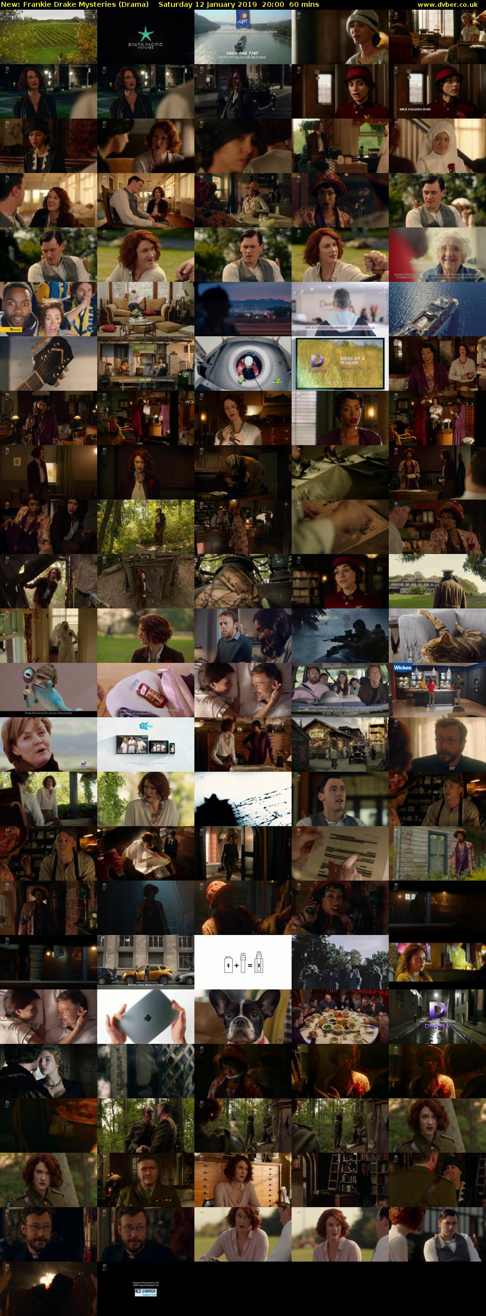 Frankie Drake Mysteries (Drama) Saturday 12 January 2019 20:00 - 21:00