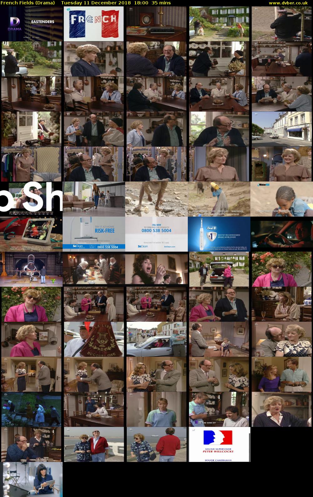 French Fields (Drama) Tuesday 11 December 2018 18:00 - 18:35