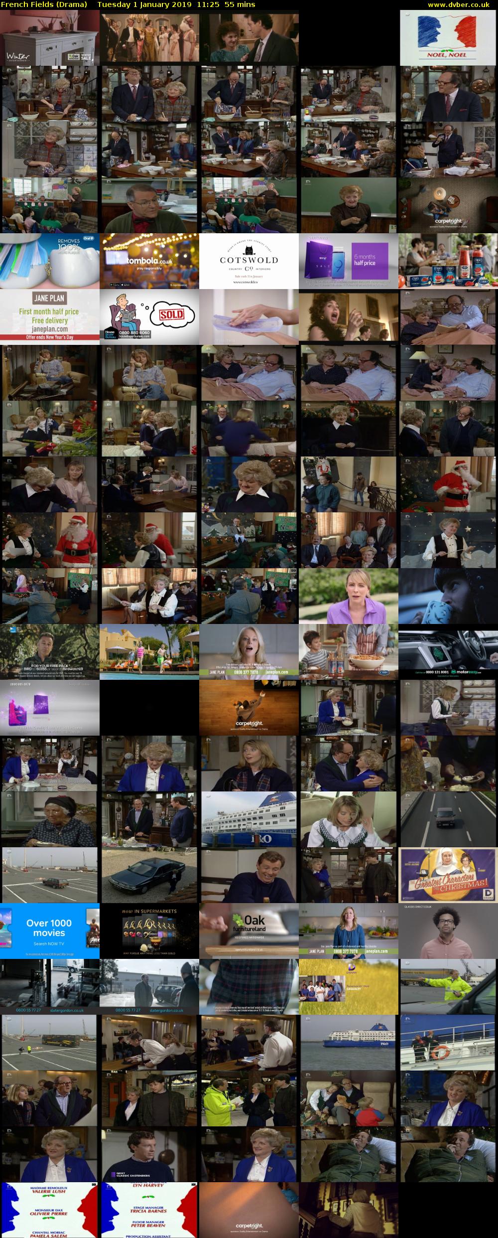 French Fields (Drama) Tuesday 1 January 2019 11:25 - 12:20