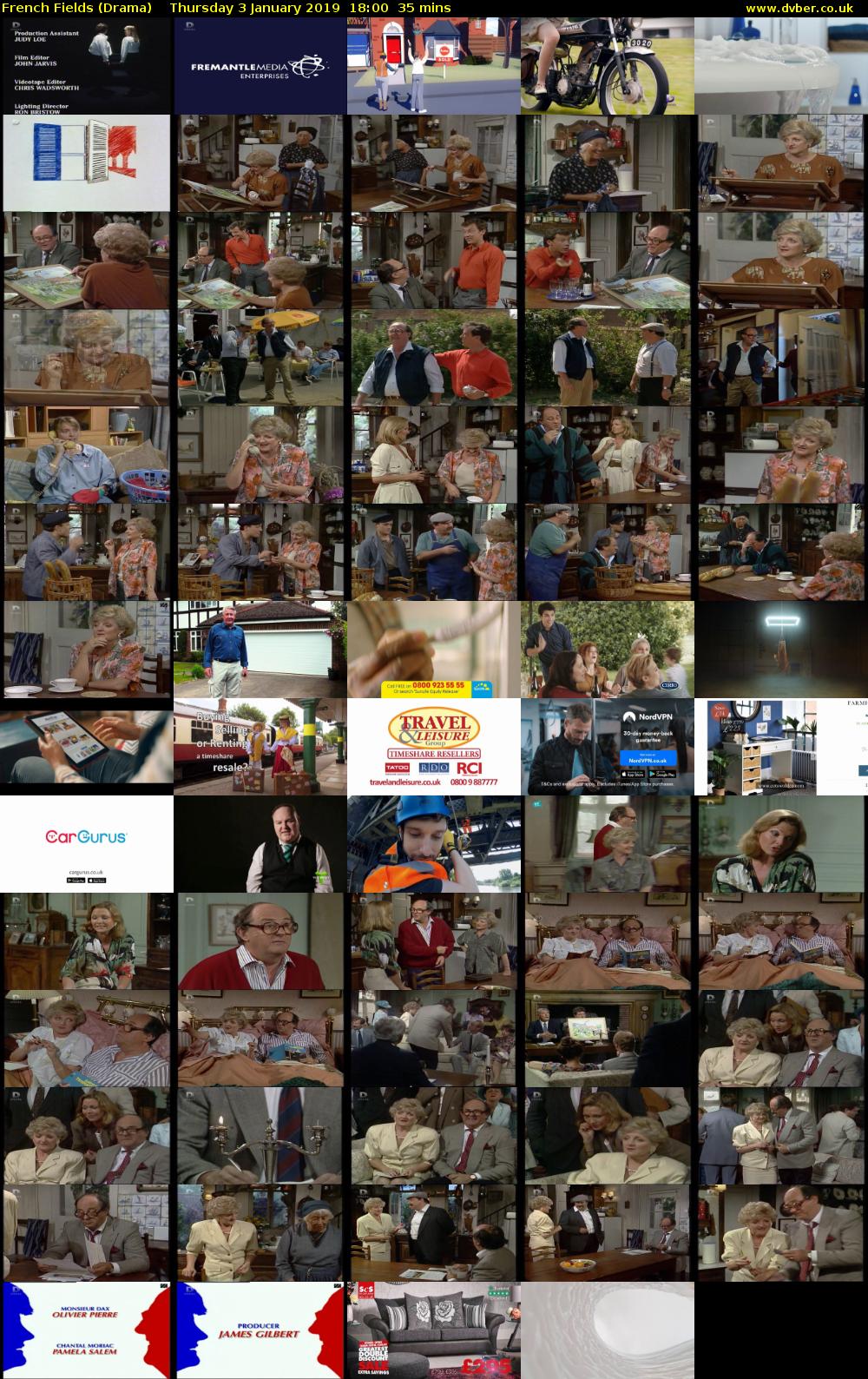 French Fields (Drama) Thursday 3 January 2019 18:00 - 18:35