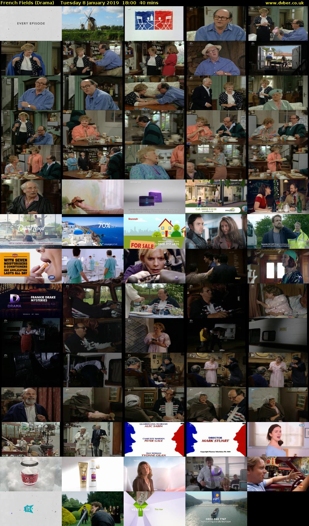 French Fields (Drama) Tuesday 8 January 2019 18:00 - 18:40