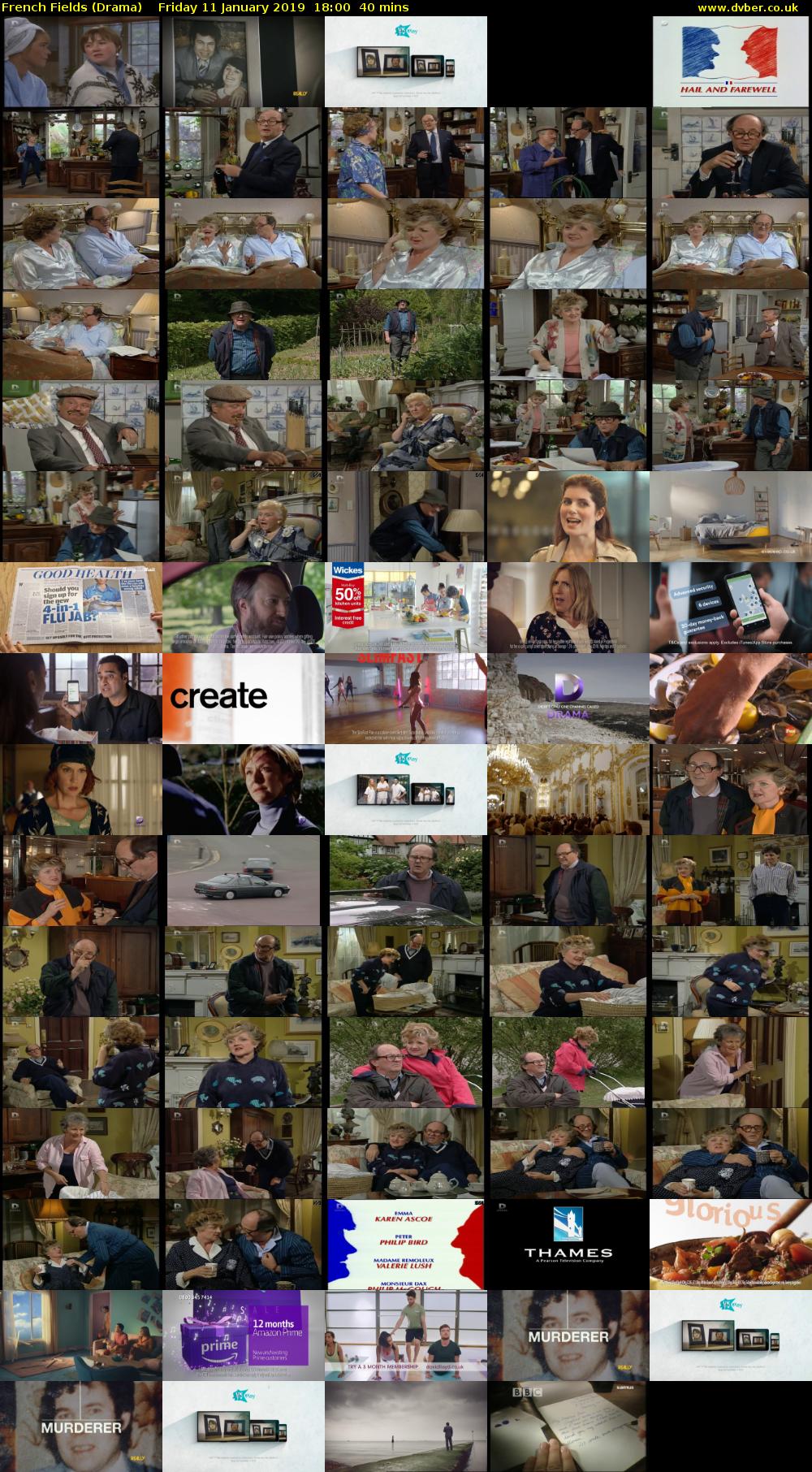 French Fields (Drama) Friday 11 January 2019 18:00 - 18:40