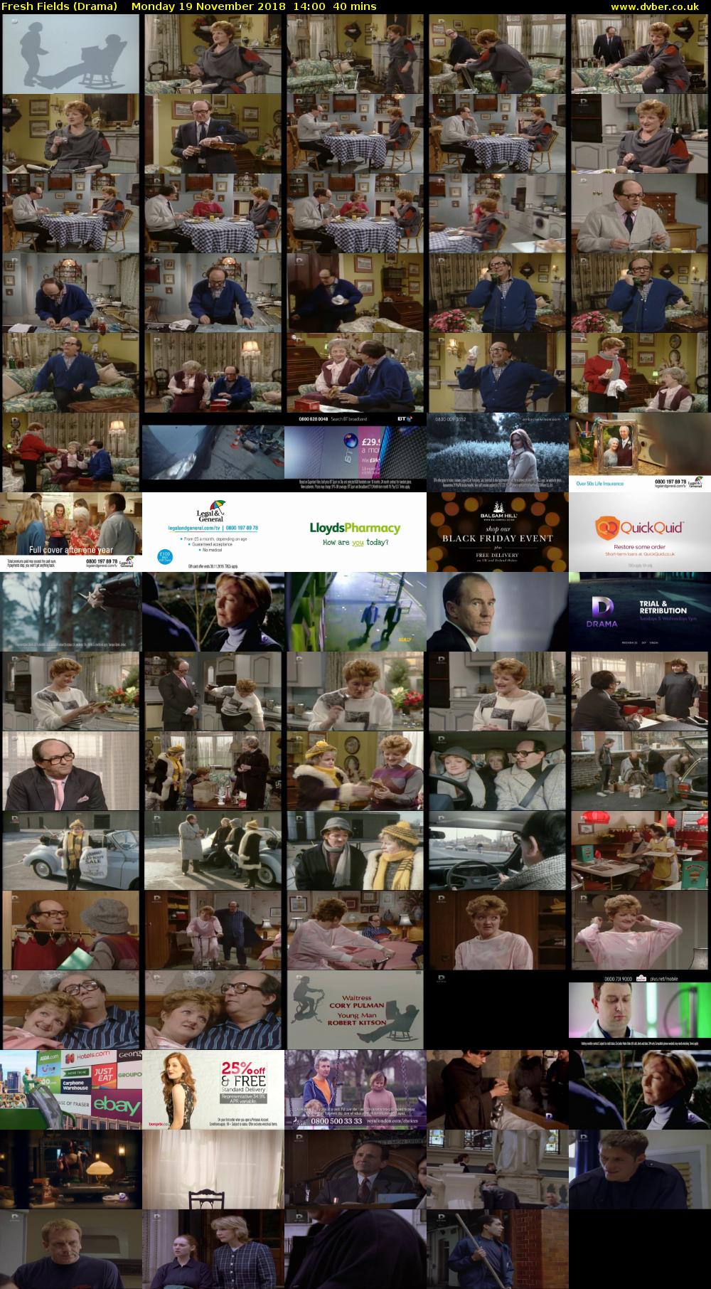 Fresh Fields (Drama) Monday 19 November 2018 14:00 - 14:40