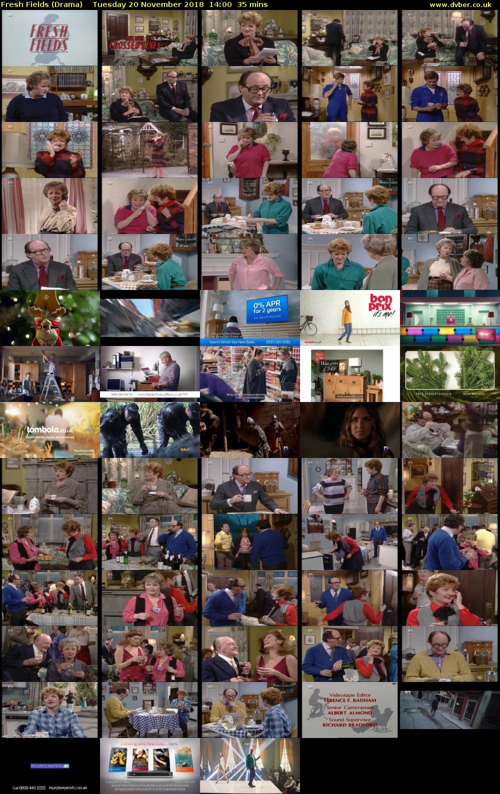 Fresh Fields (Drama) Tuesday 20 November 2018 14:00 - 14:35