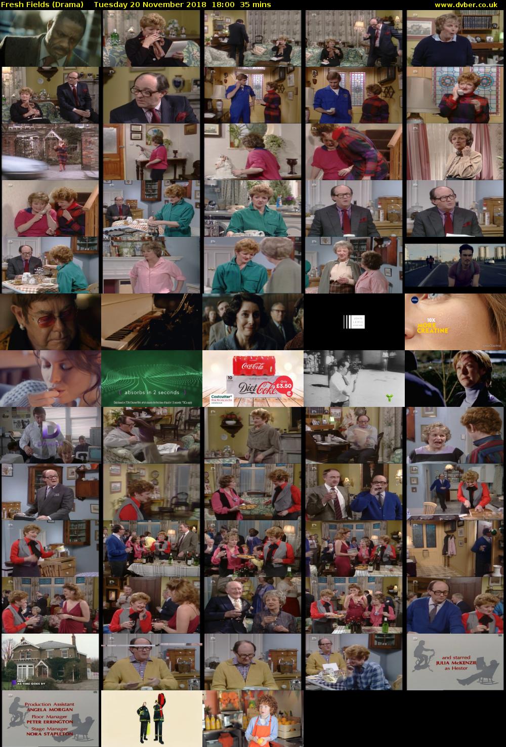 Fresh Fields (Drama) Tuesday 20 November 2018 18:00 - 18:35