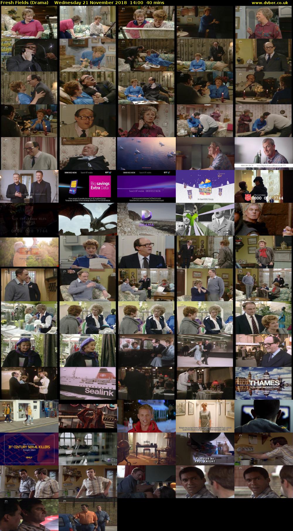 Fresh Fields (Drama) Wednesday 21 November 2018 14:00 - 14:40
