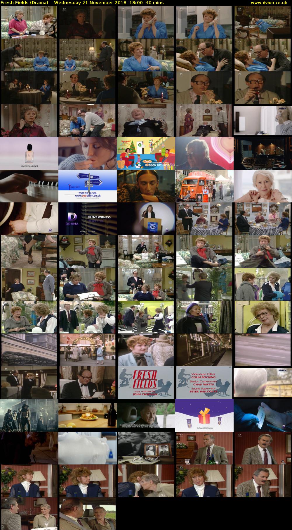 Fresh Fields (Drama) Wednesday 21 November 2018 18:00 - 18:40