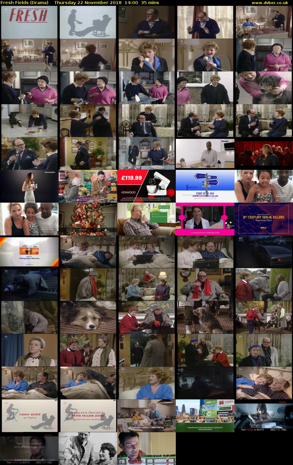 Fresh Fields (Drama) Thursday 22 November 2018 14:00 - 14:35