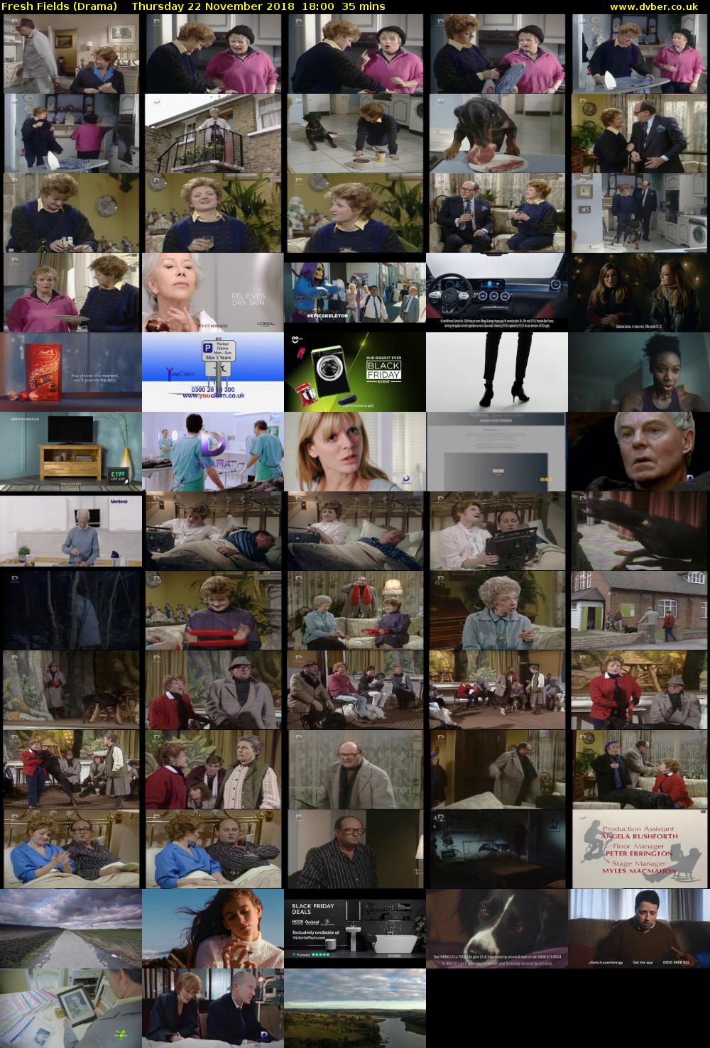Fresh Fields (Drama) Thursday 22 November 2018 18:00 - 18:35