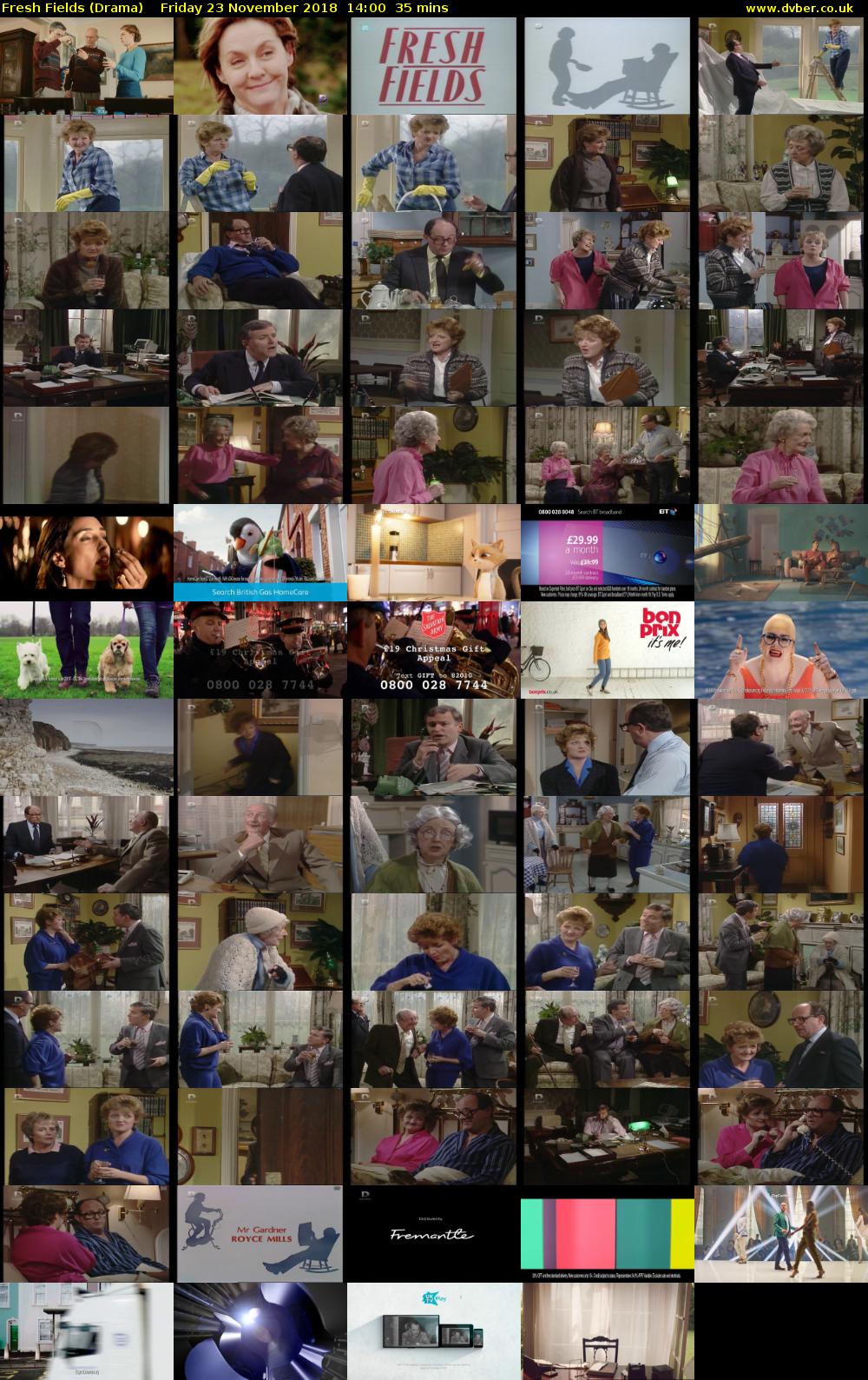 Fresh Fields (Drama) Friday 23 November 2018 14:00 - 14:35