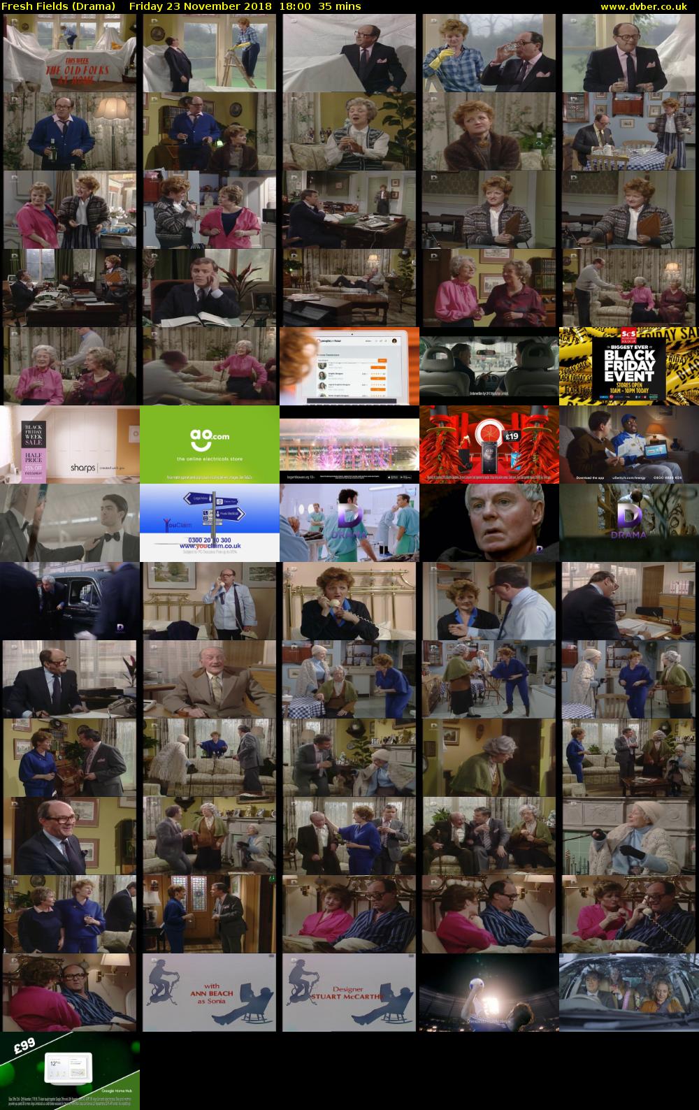 Fresh Fields (Drama) Friday 23 November 2018 18:00 - 18:35