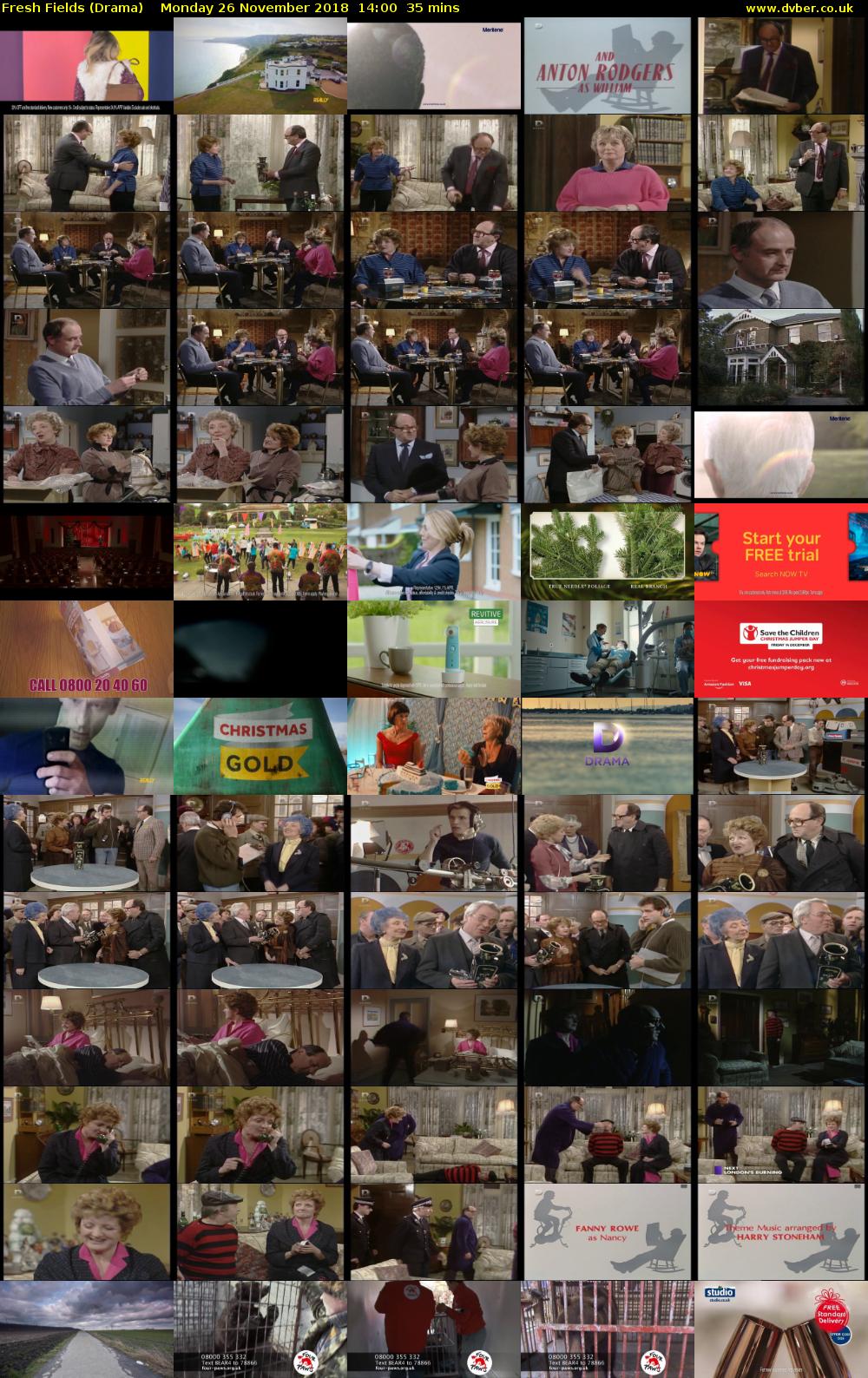 Fresh Fields (Drama) Monday 26 November 2018 14:00 - 14:35