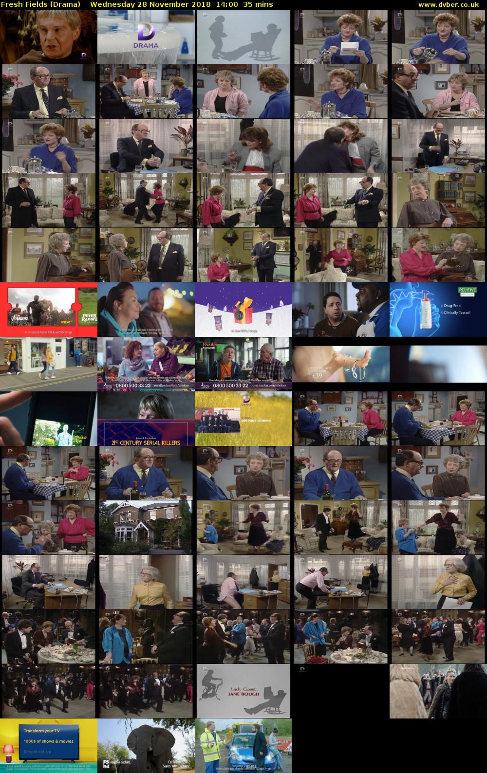 Fresh Fields (Drama) Wednesday 28 November 2018 14:00 - 14:35