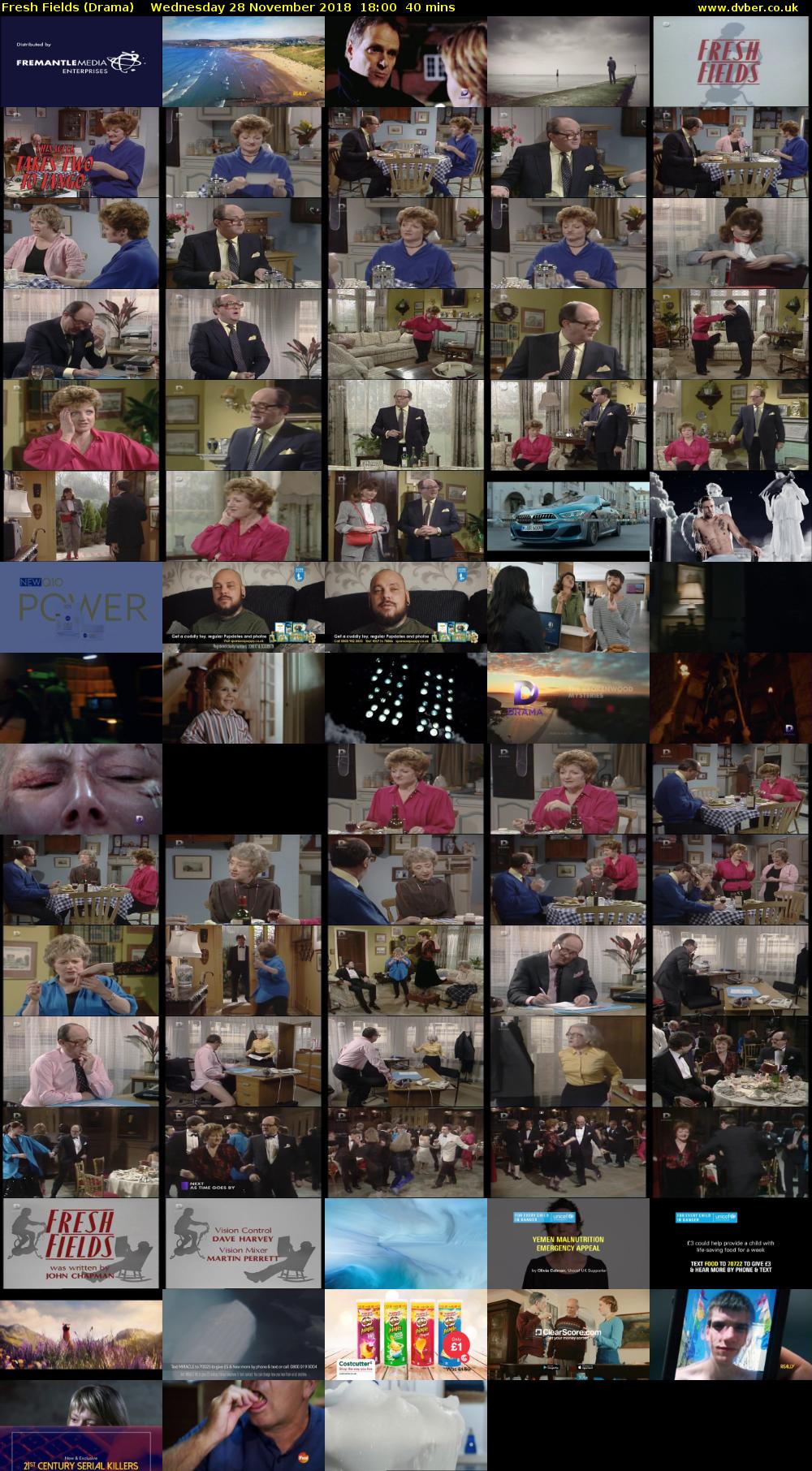 Fresh Fields (Drama) Wednesday 28 November 2018 18:00 - 18:40
