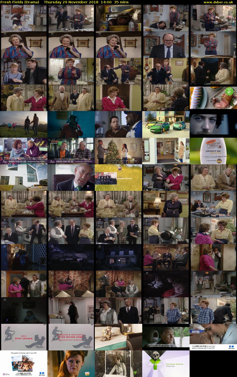 Fresh Fields (Drama) Thursday 29 November 2018 14:00 - 14:35