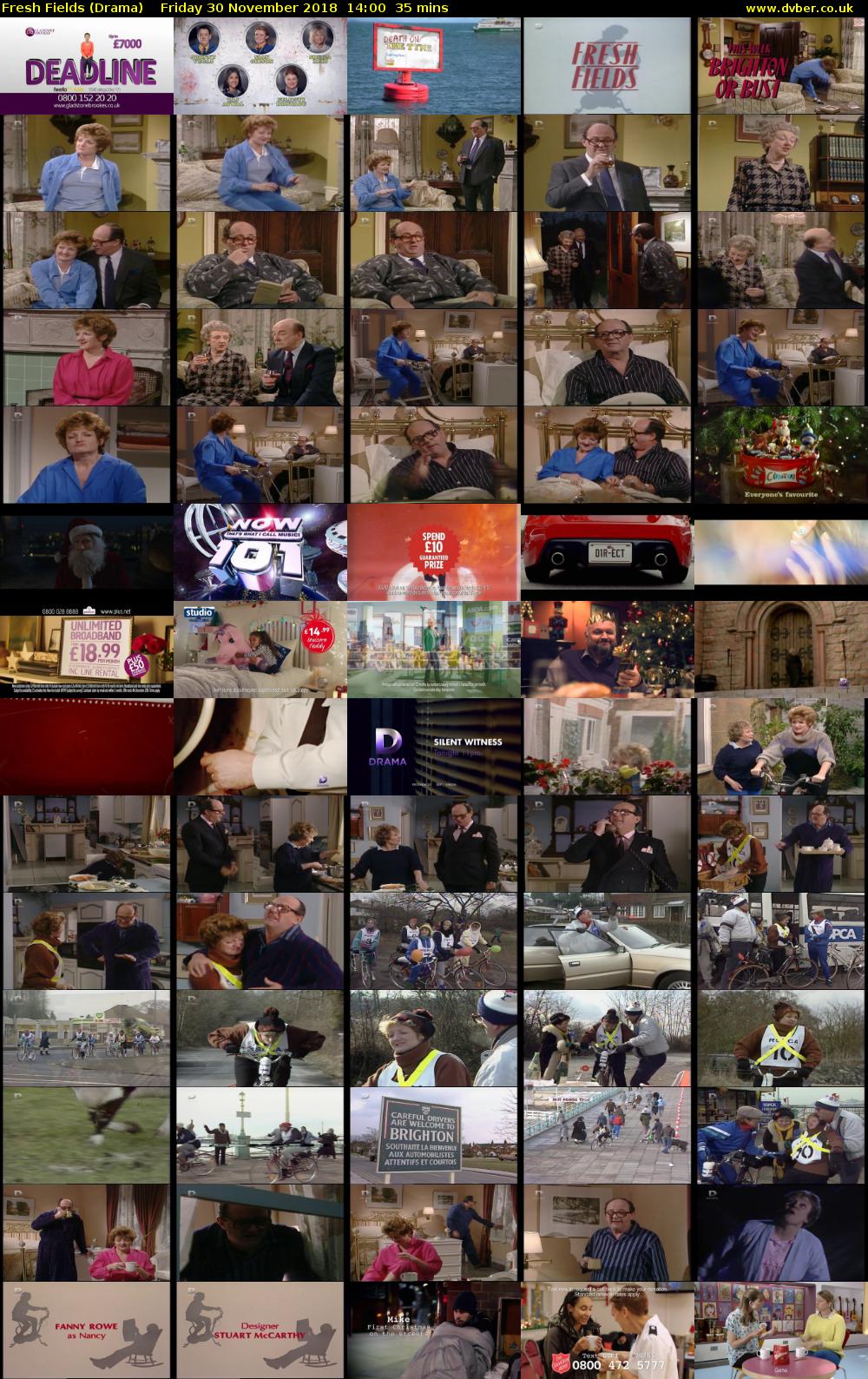 Fresh Fields (Drama) Friday 30 November 2018 14:00 - 14:35