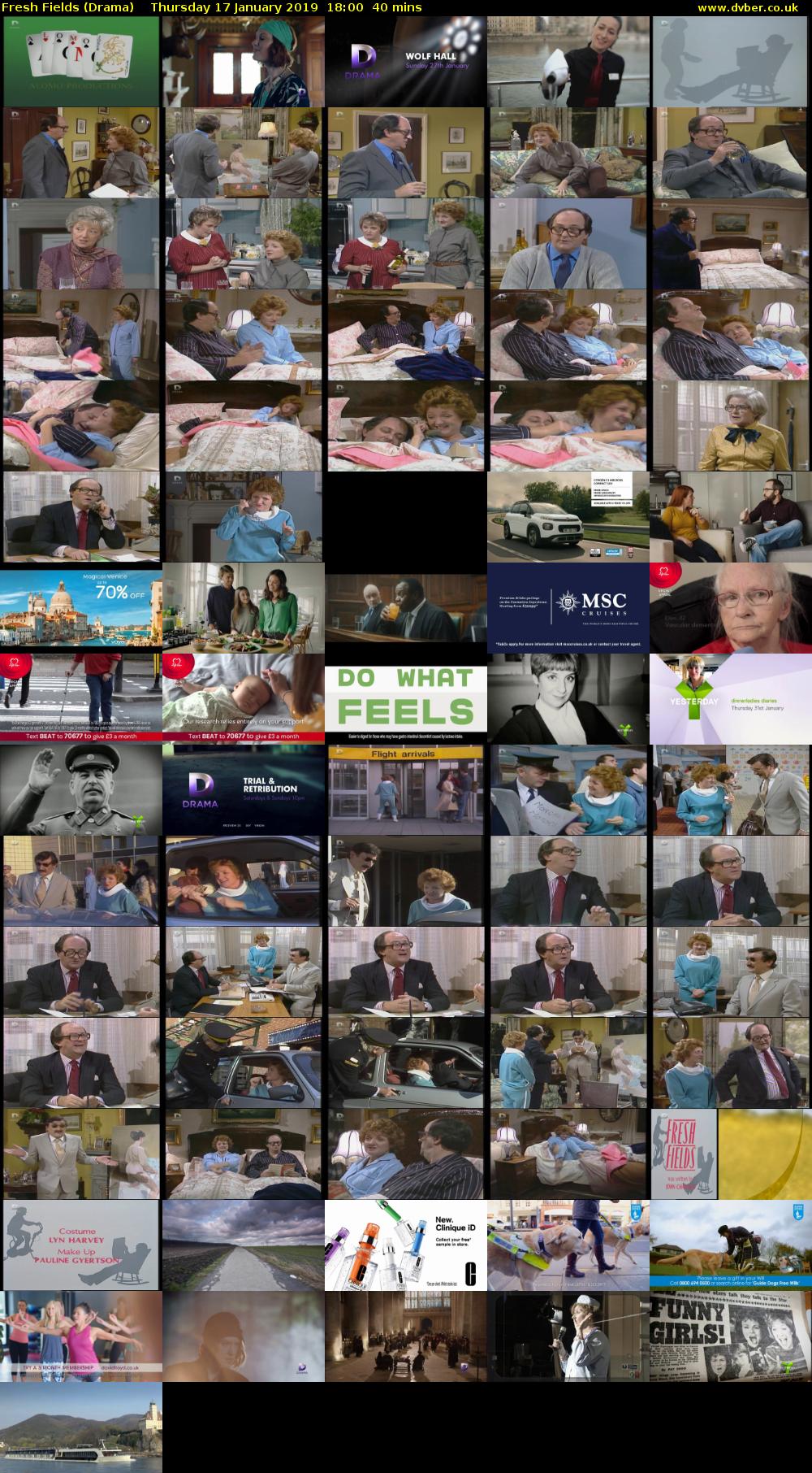 Fresh Fields (Drama) Thursday 17 January 2019 18:00 - 18:40