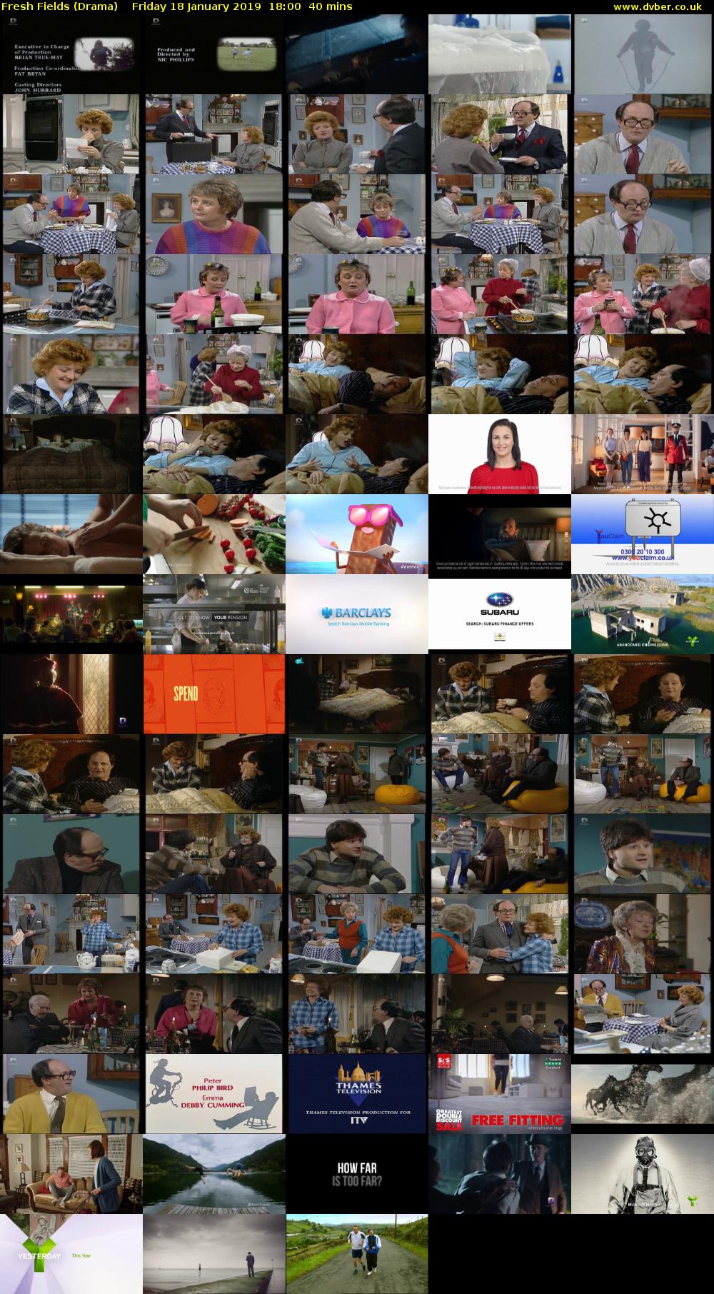 Fresh Fields (Drama) Friday 18 January 2019 18:00 - 18:40