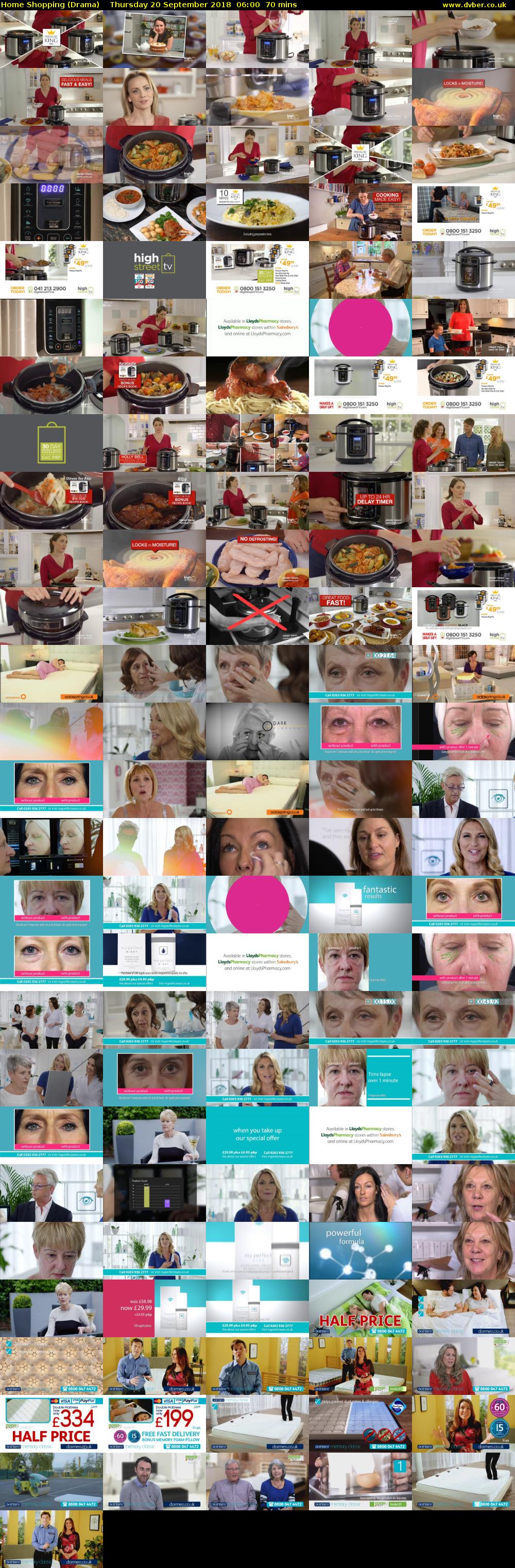 Home Shopping (Drama) Thursday 20 September 2018 06:00 - 07:10