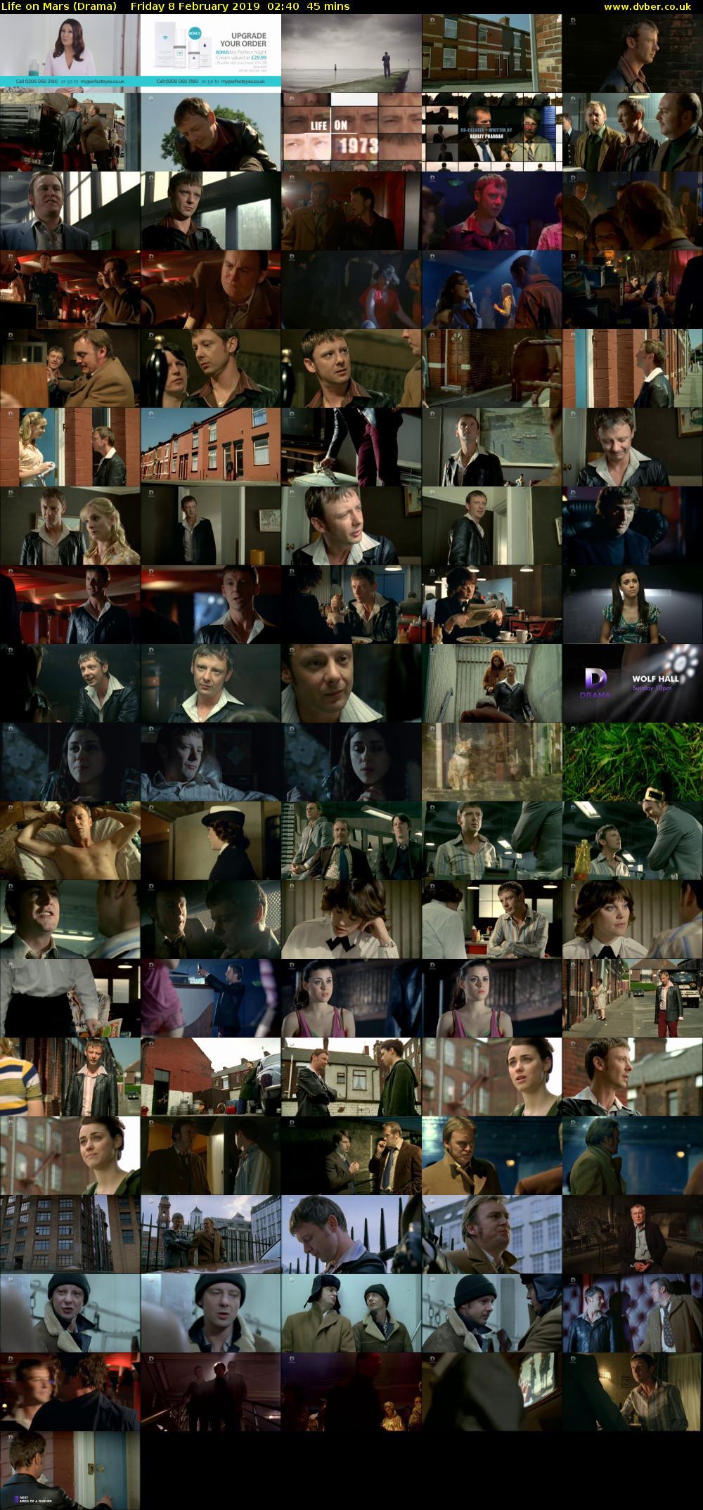 Life on Mars (Drama) Friday 8 February 2019 02:40 - 03:25