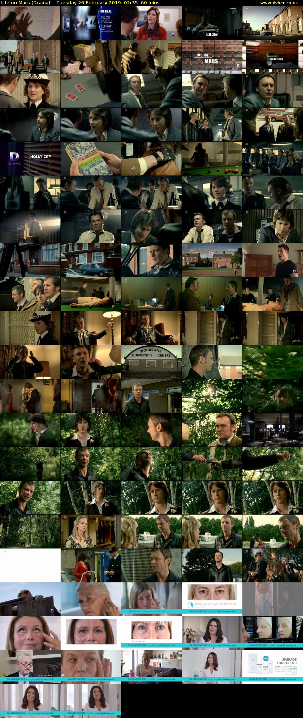 Life on Mars (Drama) Tuesday 26 February 2019 02:35 - 03:35