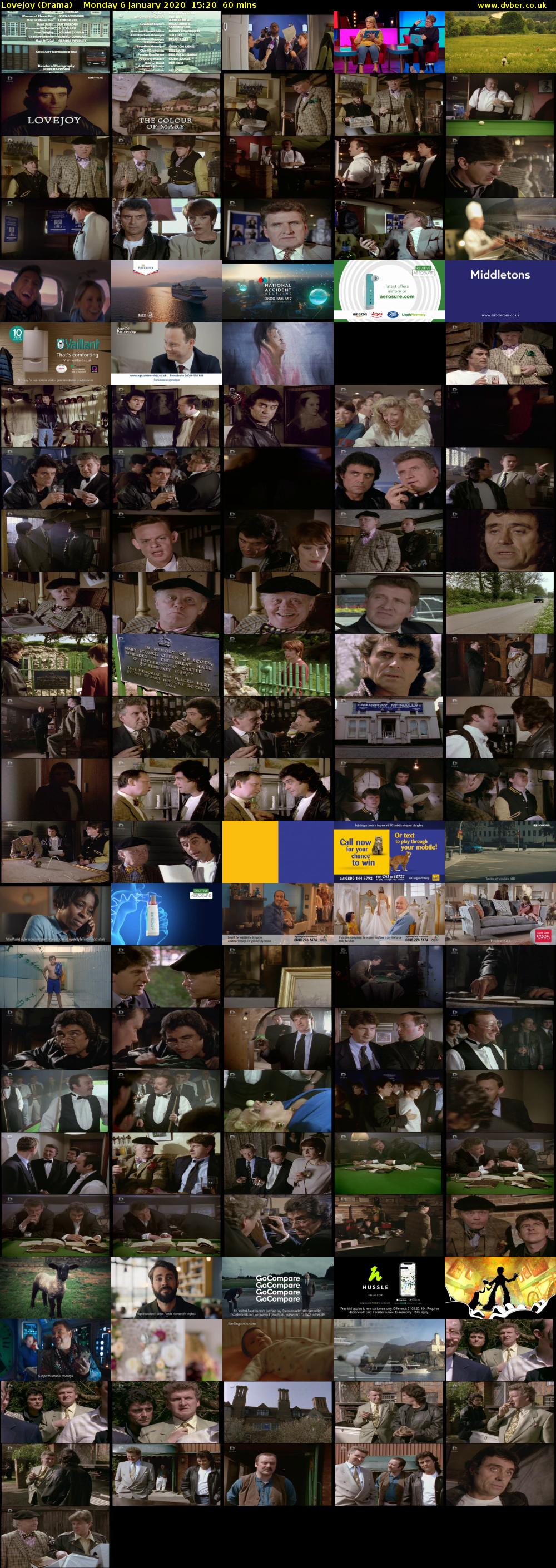 Lovejoy (Drama) Monday 6 January 2020 15:20 - 16:20