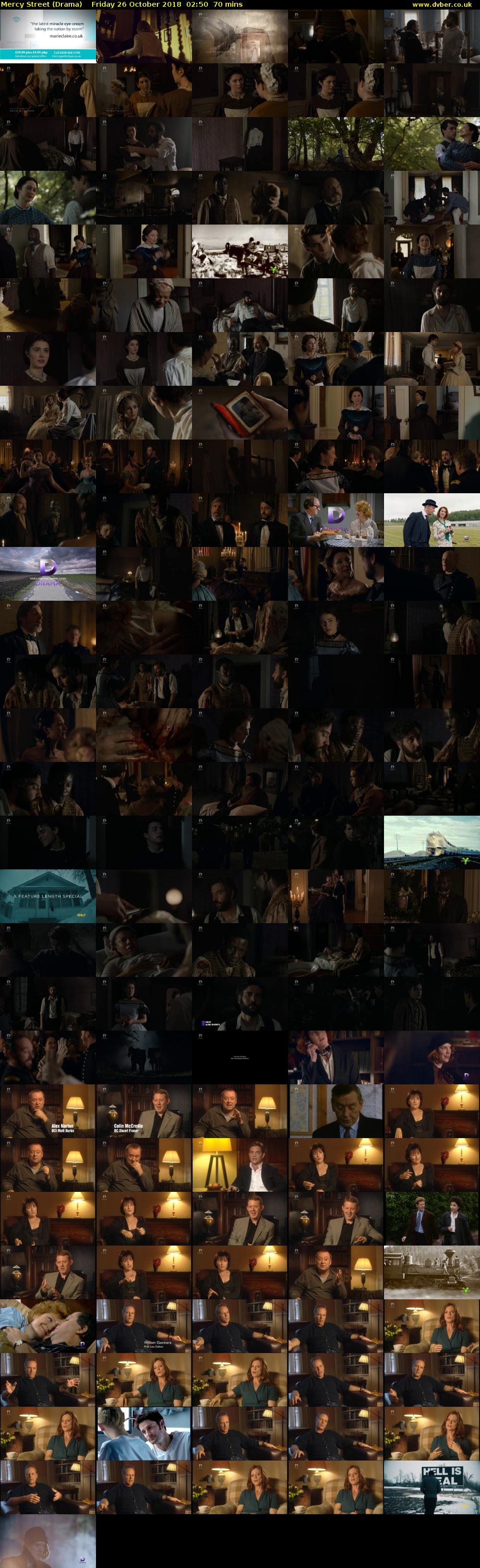 Mercy Street (Drama) Friday 26 October 2018 02:50 - 04:00