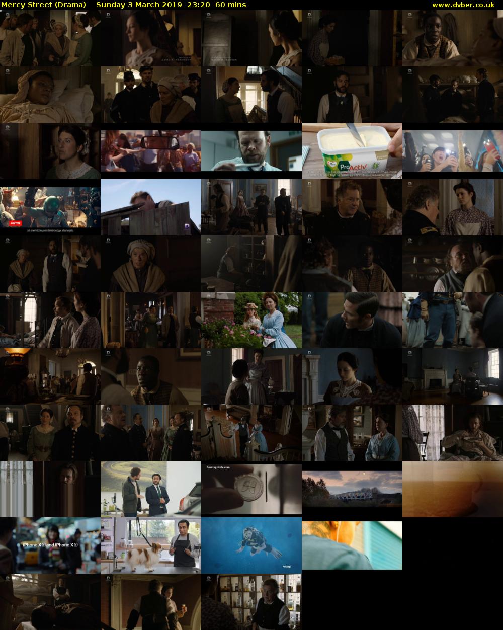 Mercy Street (Drama) Sunday 3 March 2019 23:20 - 00:20