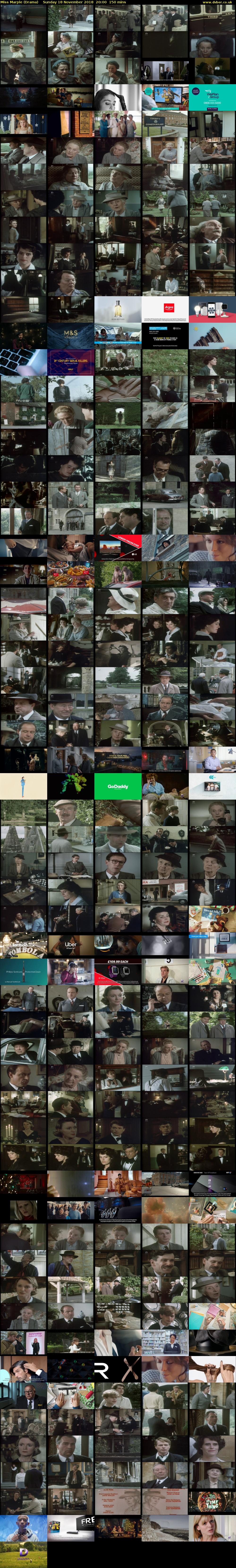 Miss Marple (Drama) Sunday 18 November 2018 20:00 - 22:30