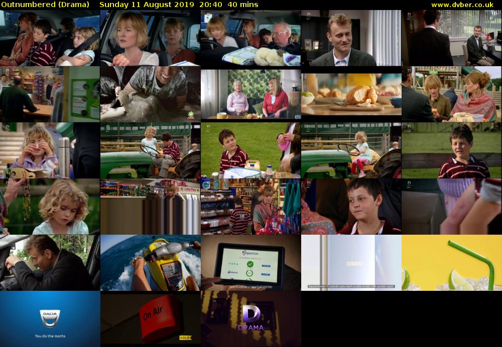 Outnumbered (Drama) Sunday 11 August 2019 20:40 - 21:20