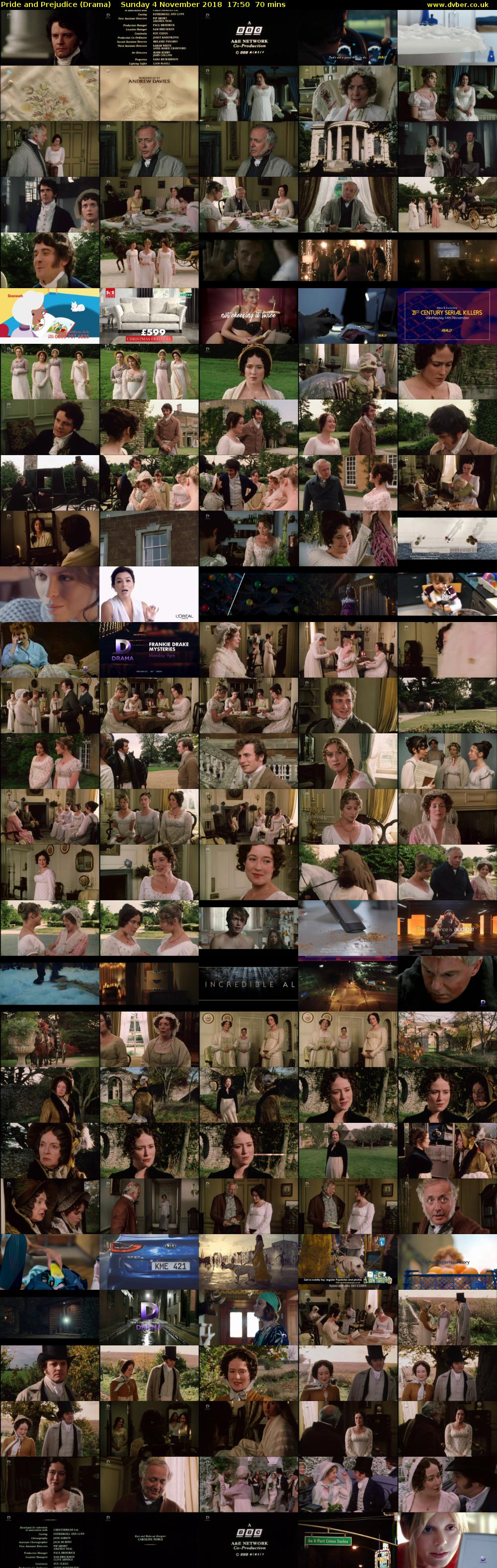 Pride and Prejudice (Drama) Sunday 4 November 2018 17:50 - 19:00