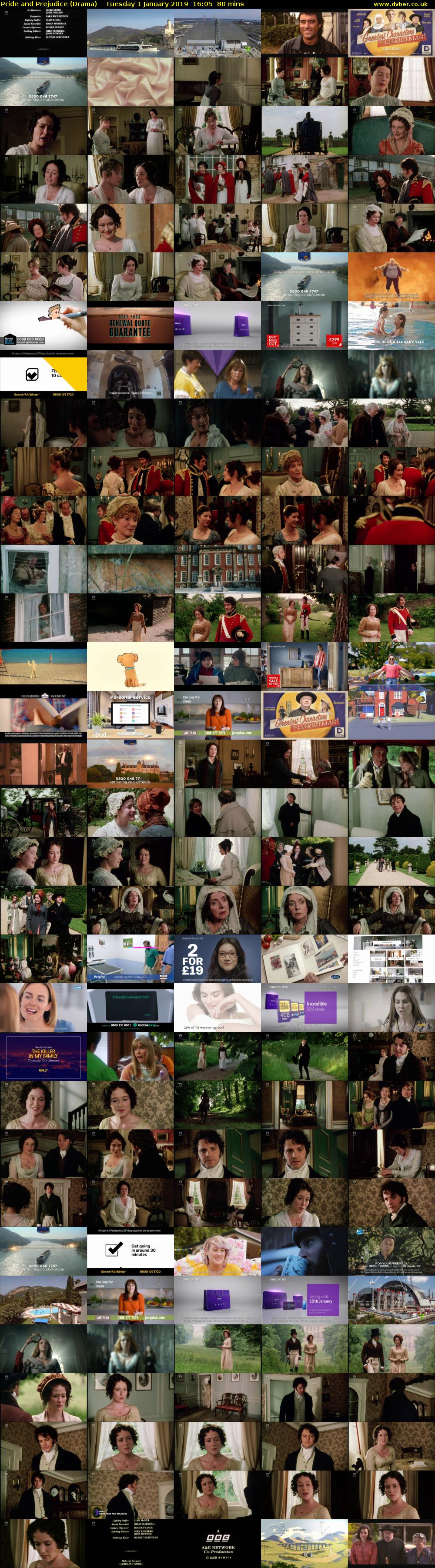 Pride and Prejudice (Drama) Tuesday 1 January 2019 16:05 - 17:25