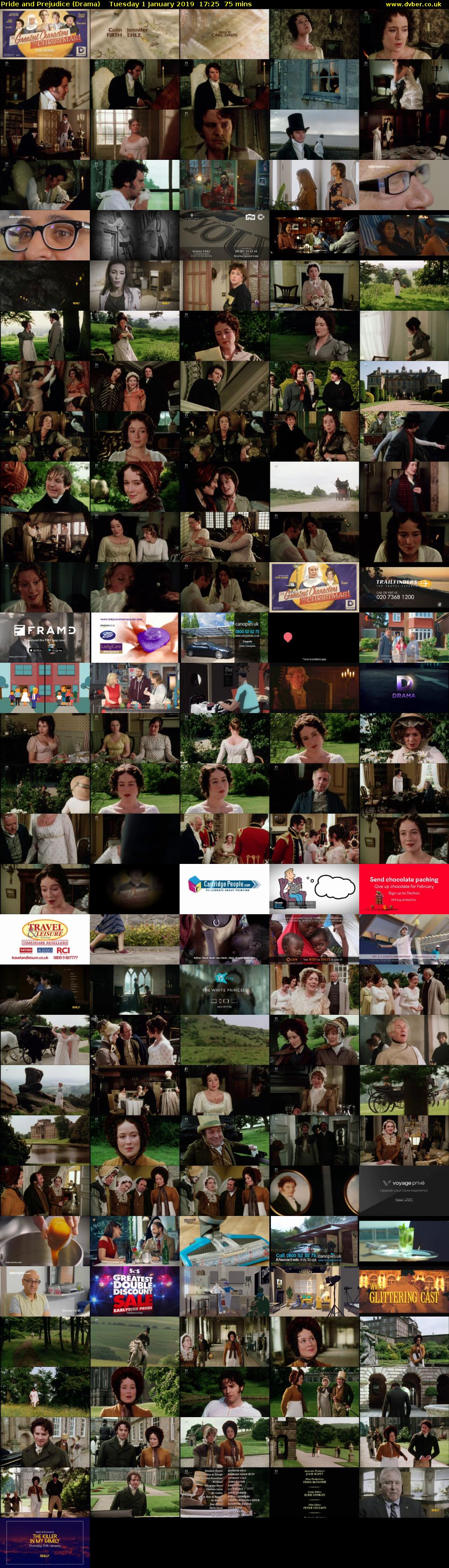 Pride and Prejudice (Drama) Tuesday 1 January 2019 17:25 - 18:40