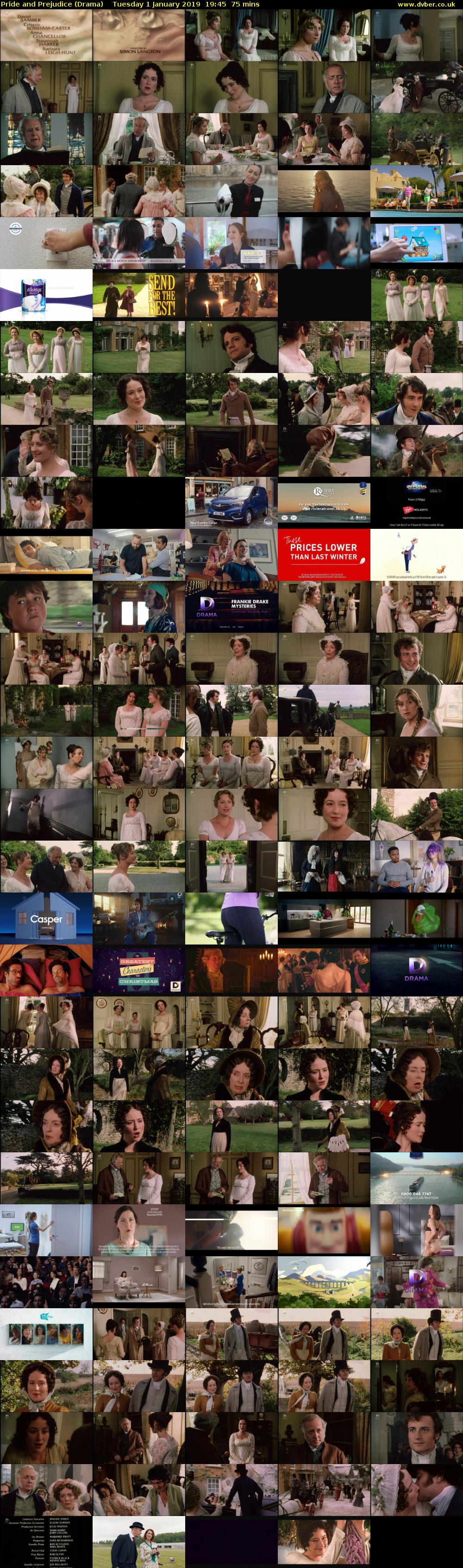 Pride and Prejudice (Drama) Tuesday 1 January 2019 19:45 - 21:00