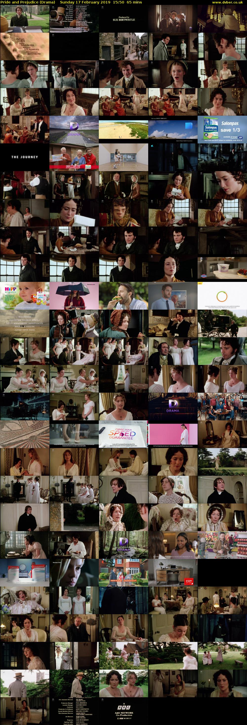 Pride and Prejudice (Drama) Sunday 17 February 2019 15:50 - 16:55