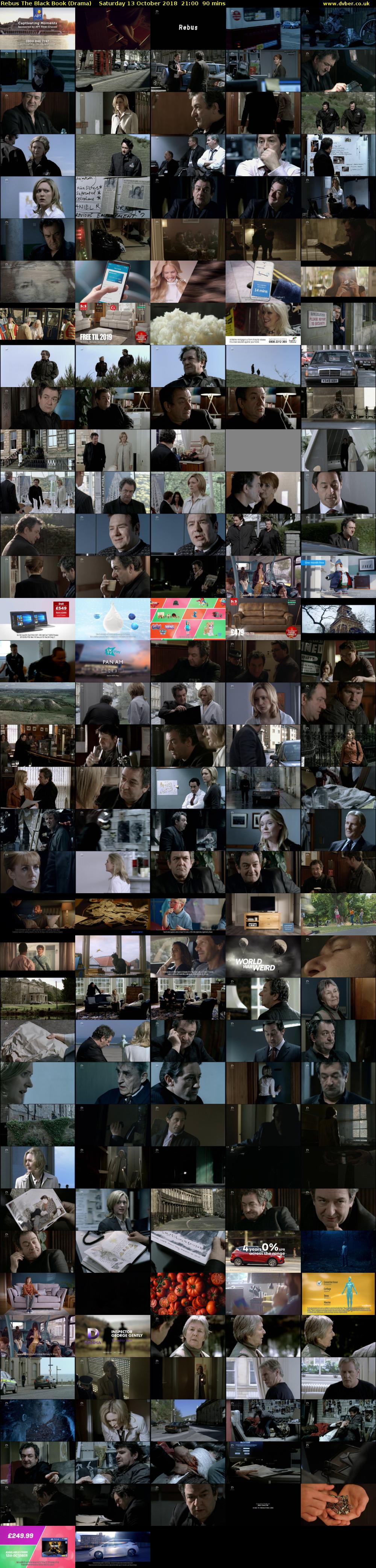 Rebus The Black Book (Drama) Saturday 13 October 2018 21:00 - 22:30