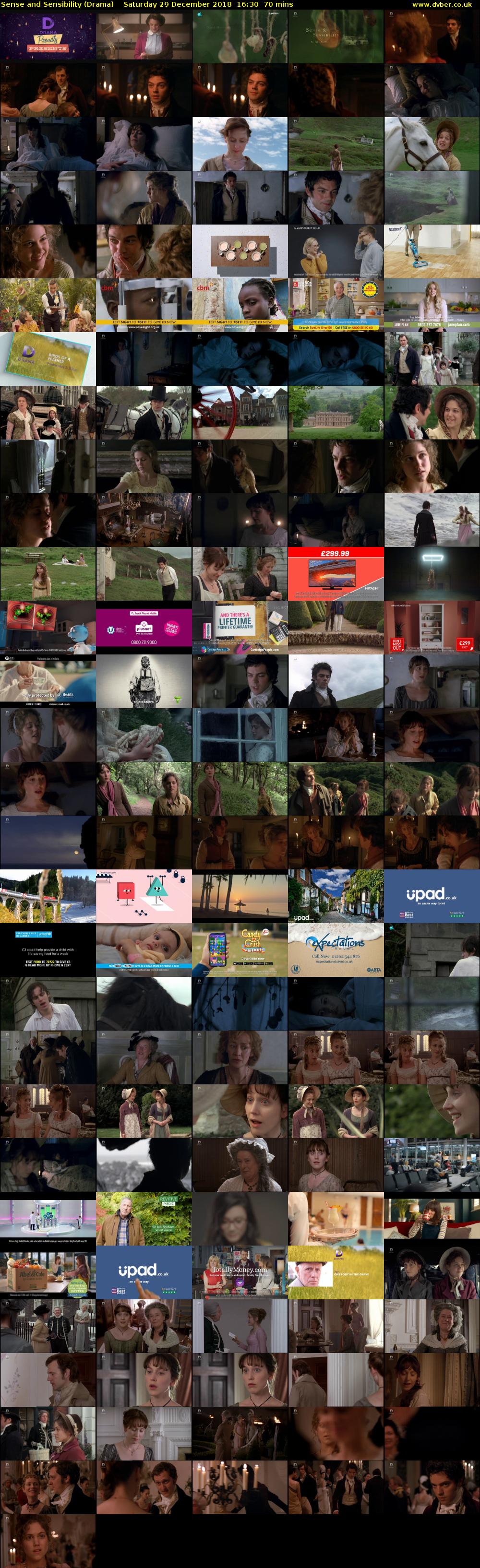 Sense and Sensibility (Drama) Saturday 29 December 2018 16:30 - 17:40