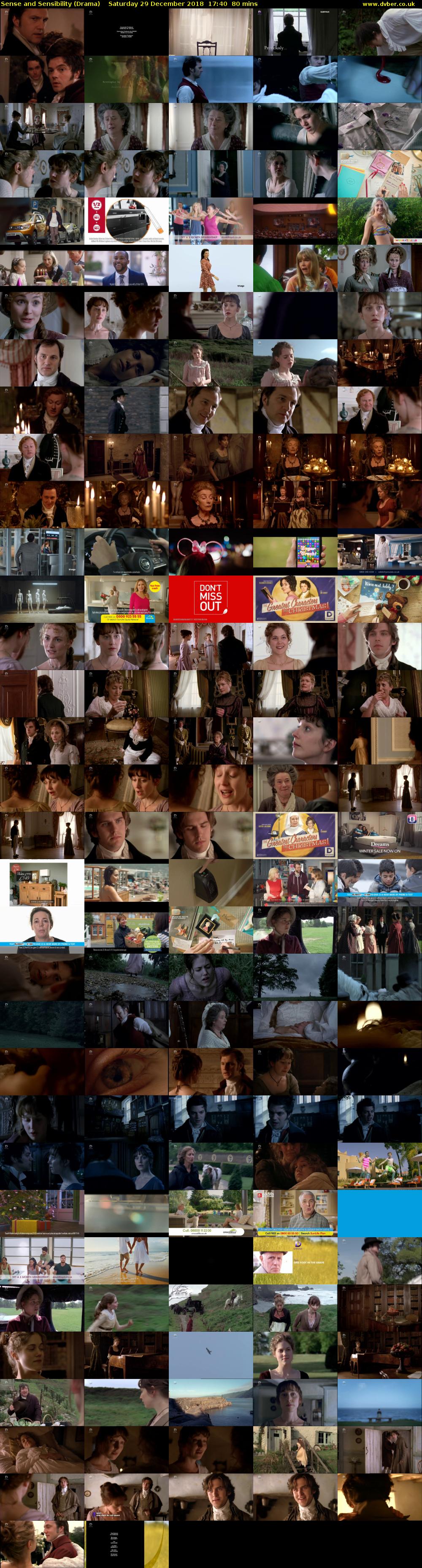 Sense and Sensibility (Drama) Saturday 29 December 2018 17:40 - 19:00