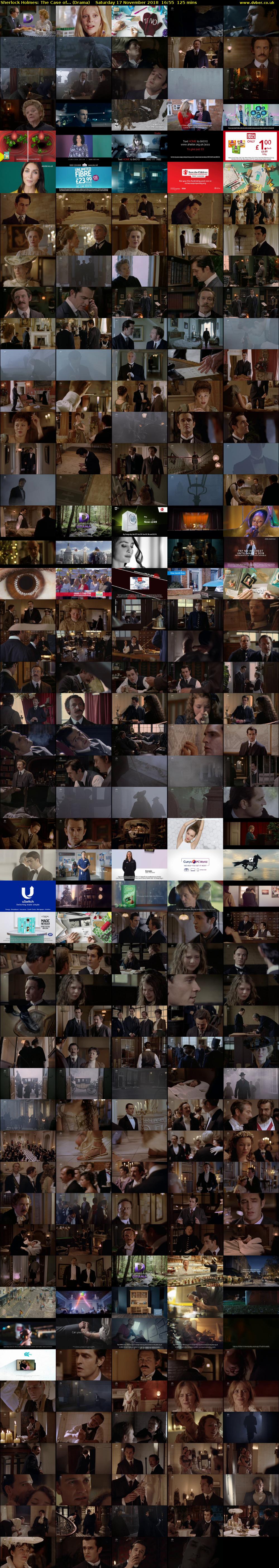 Sherlock Holmes: The Case of... (Drama) Saturday 17 November 2018 16:55 - 19:00