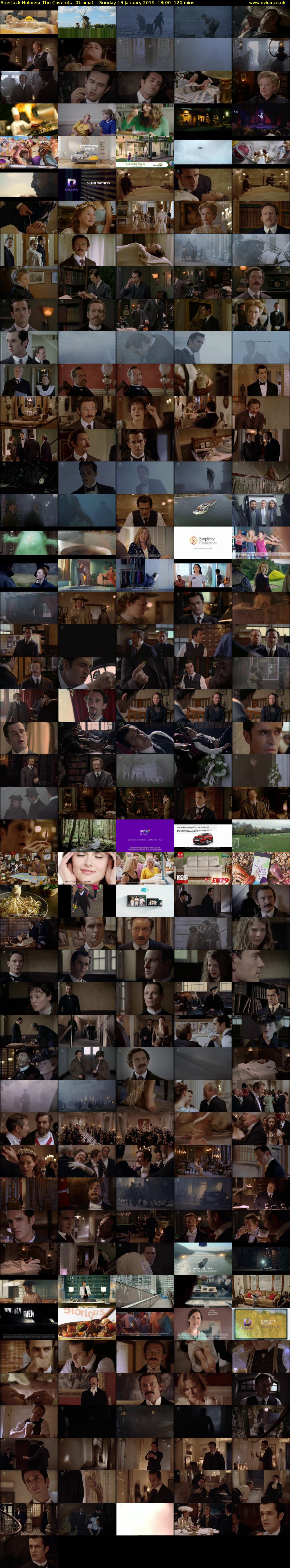 Sherlock Holmes: The Case of... (Drama) Sunday 13 January 2019 18:00 - 20:00