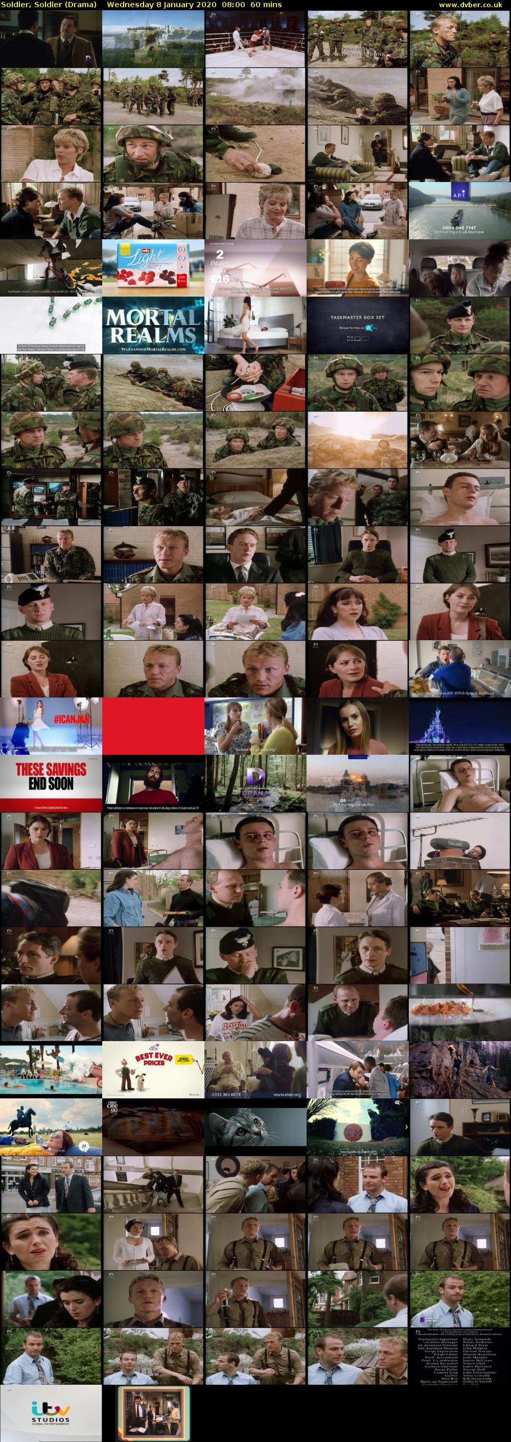 Soldier, Soldier (Drama) Wednesday 8 January 2020 08:00 - 09:00